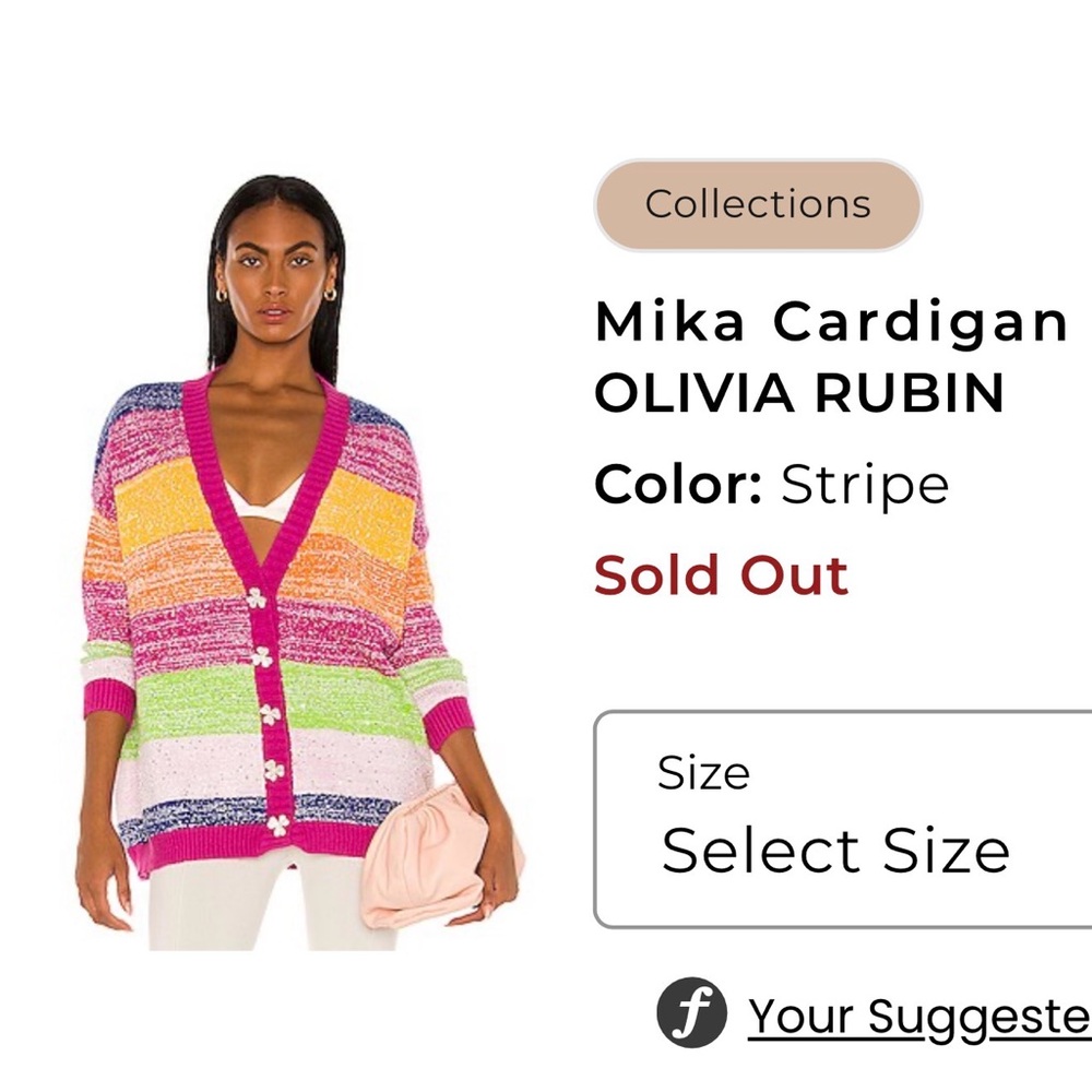 OLIVIA RUBIN Multicolor Striped Cardigan - Picture 5 of 6